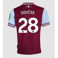 West Ham United Tomas Soucek #28 Replika Hemmatröja 2024-25 Kortärmad